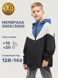Ветровка 4л7125 черный оптом от производителя NIKASTYLE