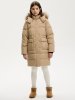 ПАЛЬТО пуховое 6з9224 беж оптом от производителя NIKASTYLE