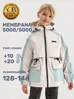 Ветровка 4л5425 кешью/мята оптом от производителя NIKASTYLE