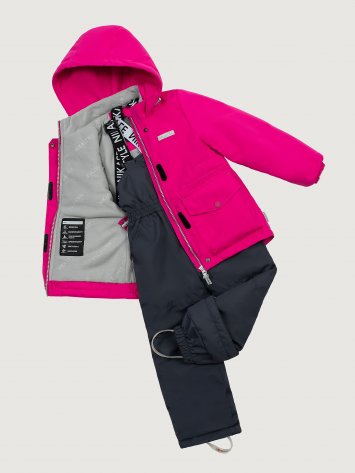 Костюм 7м2225 фуксия/графит оптом от производителя NIKASTYLE