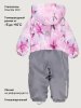 Комбинезон 8м2826 розовый/светло-серый оптом от производителя NIKASTYLE