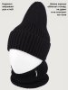 Комплект шапка и снуд 12м21426 черный оптом от производителя NIKASTYLE