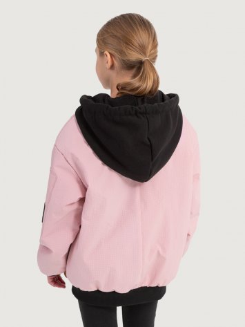 Куртка 4м4225 пудра оптом от производителя NIKASTYLE