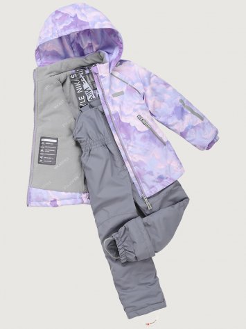 Костюм 7м0825 сирень/серый оптом от производителя NIKASTYLE