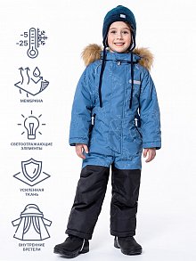 Комбинезон 8з0523 джинсовый/черный оптом от производителя NIKASTYLE