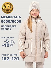 Куртка 4м5225 латте оптом от производителя NIKASTYLE