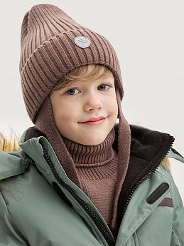 Комплект шапка и манишка  12з16025 орех оптом от производителя NIKASTYLE