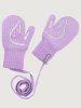 Варежки 14з17025 фиалка оптом от производителя NIKASTYLE