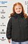 Куртка п4м4226 черный шоколад