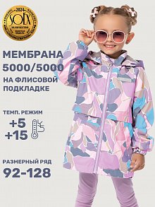 Ветровка 4л3025 розовый/серый оптом от производителя NIKASTYLE