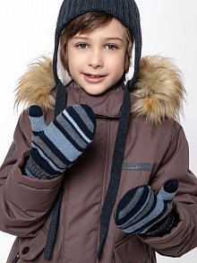 Варежки 14з17025 космос/серый оптом от производителя NIKASTYLE