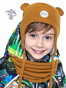 Шапка 11м7323 горчичный оптом от производителя NIKASTYLE