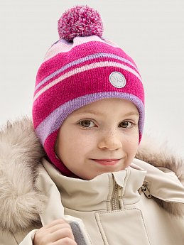 Шапка 11з15425 ягода/фиалка оптом от производителя NIKASTYLE