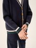 Кардиган 4ш72526 синий оптом от производителя NIKASTYLE