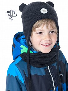 Шапка 11м7323 черный оптом от производителя NIKASTYLE