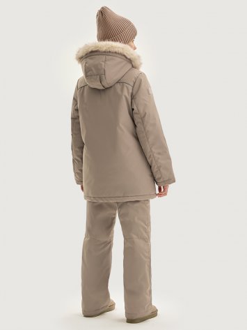 Костюм 7з7225 какао оптом от производителя NIKASTYLE