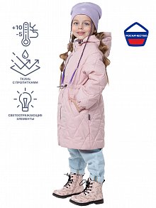 ПАЛЬТО 6м4223 пудровый оптом от производителя NIKASTYLE