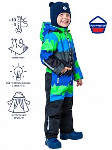 Комбинезон 8м0123 зеленый неон/черный оптом от производителя NIKASTYLE