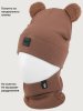 Комплект шапка и снуд 12л22726 шоколад оптом от производителя NIKASTYLE
