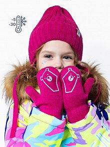 Варежки 14з12623 фуксия оптом от производителя NIKASTYLE