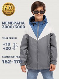 Ветровка 4л7325 серый оптом от производителя NIKASTYLE
