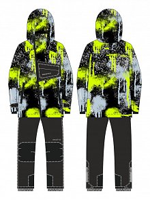 Костюм 7з1925 салат/черный оптом от производителя NIKASTYLE