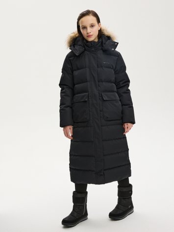 ПАЛЬТО пуховое 6з9424 черный оптом от производителя NIKASTYLE