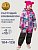 Комбинезон 8м1225 ягода/черный оптом от производителя NIKASTYLE