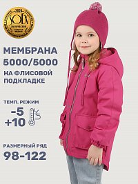 Куртка 4м3225 фуксия оптом от производителя NIKASTYLE