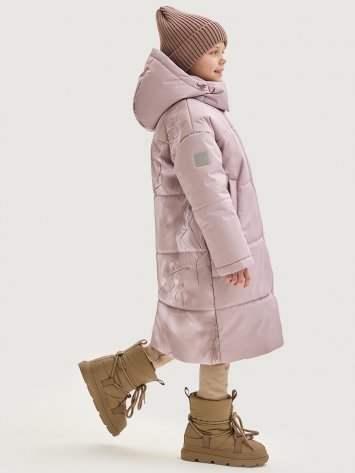 Пальто 6з9425 пудра/орхидея оптом от производителя NIKASTYLE