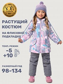 Костюм 7м1425 розовый/серый оптом от производителя NIKASTYLE