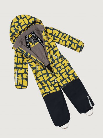 Комбинезон 8м0525 желтый/графит оптом от производителя NIKASTYLE