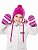 Варежки 14з17025 ягода/фиалка оптом от производителя NIKASTYLE