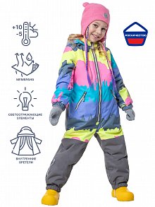 Комбинезон 8м0223 розовый/серый оптом от производителя NIKASTYLE