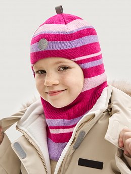Балаклава 10з15225 ягода/фиалка оптом от производителя NIKASTYLE