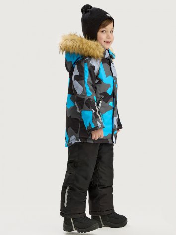 Костюм 7з1125 голубой/черный оптом от производителя NIKASTYLE