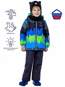 Костюм 7м0323 зеленый неон/черный оптом от производителя NIKASTYLE