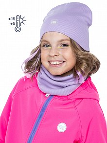 Комплект шапка и снуд 12л9423 лавандовый оптом от производителя NIKASTYLE
