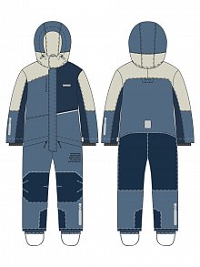 Комбинезон 8з4725 деним/неви оптом от производителя NIKASTYLE