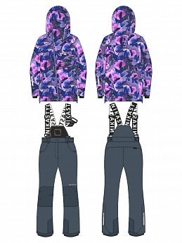 Костюм 7з2425 фиолет/графит оптом от производителя NIKASTYLE