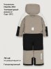 Комбинезон 8з4126 серый песок оптом от производителя NIKASTYLE
