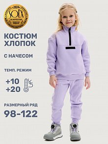 Костюм 7т20825 лаванда оптом от производителя NIKASTYLE
