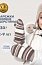 Варежки 14з17025 кофе/молоко