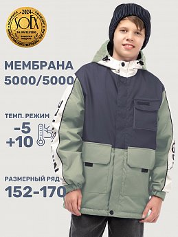 Куртка 4м4725 графит/мох оптом от производителя NIKASTYLE