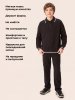 Свитшот 4ш70726 черный оптом от производителя NIKASTYLE