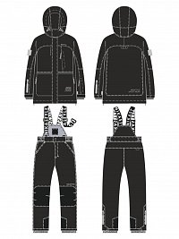 Костюм 7з5725 черный оптом от производителя NIKASTYLE