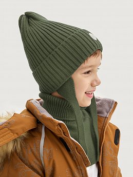 Комплект шапка и манишка  12з16025 хаки оптом от производителя NIKASTYLE