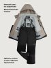 Костюм 7з5126 серый песок/черный оптом от производителя NIKASTYLE