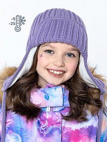 Шапка 11з11223 лиловый оптом от производителя NIKASTYLE