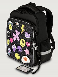 Ранец 25ш25225 черный оптом от производителя NIKASTYLE